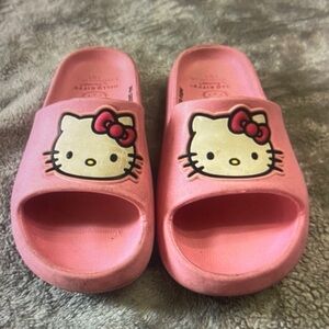 Hello Kitty Pink Kids Slippers